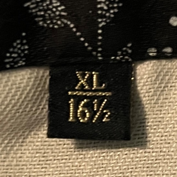 PRADA [Milano] Men's Black Floral Button Front Shirt Size XL/16 1/2 - Picture 10 of 10